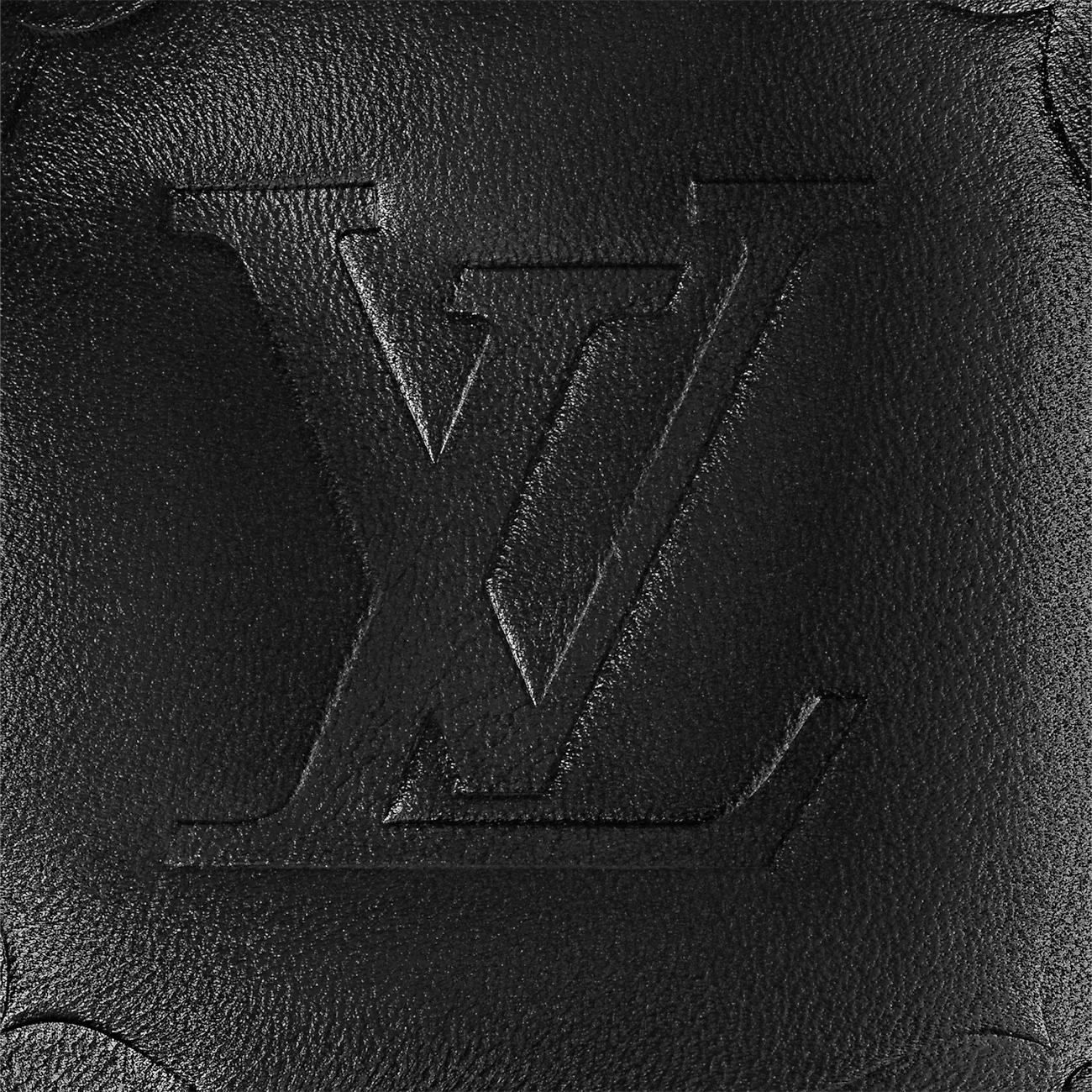 Dép Louis Vuitton Miami Mule Nam Đen Xanh